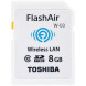 Toshiba Wireless lan-enabled SDHC Speicherkarte FlashAir 8 GB Class10 sd-we008g-02